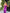 ELAGIA Purple Satin V-neck Slip Dress detail shot - flowing 3 piece women's suit purple business suit women