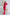 ELAGIA Crimson Belted Double Breasted Suit 2-Piece - front view red blazer and pants, 3 piece women's suit style