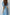 Sky-Blue Buttoned Puff-Sleeve Midi Dress - styled look | ELAGIA