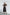Black Buttoned Puff-Sleeve Midi Dress - front view | ELAGIA