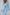 ELAGIA sky-blue belted double breasted suit side profile displaying structured blazer and matching pants