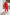 ELAGIA red office slim-fit 3 piece women's suit front view - professional business blazer, pants and vest