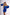 ELAGIA Electric Blue Puffed Sleeve Mini Prom Dress - detail of neckline in purple business suit women style