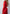 ELAGIA red thigh-slit maxi dress front view - elegant evening gown with high slit detail
