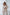 ELAGIA light beige belted double breasted suit 2-piece back view - purple business suit women professional wear