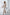 ELAGIA light beige belted double breasted suit 2-piece front view - 3 piece women's suit neutral tone