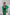 ELAGIA green crop jacket detail showing tailored fit - 3 piece women's suit contemporary design elements
