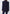 ELAGIA navy suit detail shot of shawl lapel collar and button closure - 3 piece women's suit styling option
