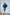 ELAGIA Blue Backless Puff Sleeve Midi Dress - side profile view highlighting puff sleeve detail and fitted waist