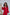 ELAGIA Red Backless Puff Sleeve Midi Dress close-up of backless tie detail in 3 piece women's suit style