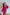 ELAGIA Crimson Backless Puff Sleeve Midi Dress back view showing open back detail and flowing silhouette