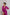 ELAGIA fuchsia wrap midi dress - side angle showing 3 piece women's suit silhouette and wrap detail