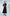 ELAGIA Black Backless Puff-Sleeve Midi Dress back view showing open back detail and purple business suit women styling