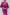 ELAGIA fuchsia wrap long sleeve midi dress - close-up of purple business suit women's fabric texture