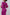 ELAGIA fuchsia midi dress - styled view with accessories, 3 piece women's suit professional look