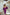 ELAGIA purple puffed sleeve midi dress front view professional workwear - 3 piece women's suit style