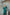 ELAGIA emerald long sleeve midi dress close-up - 3 piece women's suit inspired neckline and button details
