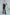 ELAGIA tiffany-blue double breasted suit 2-piece back view - purple business suit women styled professionally