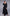 ELAGIA black puff-sleeve midi dress front view - 3 piece women's suit purple business suit women style