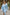 ELAGIA sky-blue satin puff-sleeve dress detail shot highlighting luxurious fabric and 3 piece women's suit styling