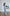 ELAGIA sky-blue 2-piece set back view showing flared pants silhouette - purple business suit women style