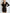 ELAGIA Black Wrap Long Sleeve Mini Dress front view - 3 piece women's suit purple business suit women style