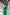 ELAGIA green one-shoulder maxi dress side angle view showcasing drape - 3 piece women's suit purple business suit women