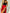 ELAGIA Red High Waist Slit Cuff Culottes front view - womens red suit set with wide leg design
