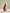 ELAGIA Red High Waist Slit Cuff Culottes back view showing tailored fit - red suit womens styling