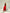 ELAGIA Red High Waist Slit Cuff Culottes close-up of slit cuff detailing - red suit womens design