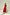 ELAGIA red high waist slit cuff culottes full length view - womens red suit set palazzo style