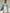 ELAGIA sky blue puff sleeve V-neck blouse styled look - royal blue suit women's business attire