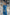 ELAGIA blue silk belted midi dress detail shot of waist tie - sophisticated 3 piece women's suit option