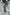 ELAGIA blue silk belted midi dress back view showing flowing silhouette - purple business suit women alternative
