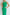 Green Pencil Backless Midi Dress - back view | ELAGIA
