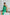 ELAGIA green one-shoulder satin midi dress close-up - 3 piece women's suit purple business suit women fashion