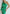 ELAGIA green one-shoulder satin midi dress detail view - 3 piece women's suit purple business suit women piece