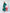 ELAGIA Emerald Silk Long Sleeve Maxi Dress - back view showing graceful drape and long sleeve detail in emerald green