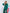 ELAGIA Emerald Silk Long Sleeve Maxi Dress - detail shot of neckline and upper bodice construction in rich green silk