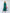 ELAGIA Emerald Silk Long Sleeve Maxi Dress front view - elegant green formal gown for women's business occasions