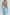 Sky-Blue Pencil Backless Midi Dress - styled look | ELAGIA