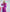 ELAGIA fuchsia silk dress hemline detail showing elegant finish - purple business suit women's formal option
