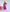 ELAGIA Fuchsia Silk Long Sleeve Maxi Dress front view - purple business suit women flowing silhouette formal wear