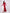 Bordeaux Long Sleeve Thigh-Slit Maxi Dress - close-up detail | ELAGIA
