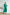 Emerald Silk Long Sleeve Maxi Dress - front view | ELAGIA