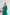 Emerald Silk Long Sleeve Maxi Dress - back view | ELAGIA