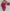 ELAGIA fuchsia puffed sleeve mini prom dress - back view of 3 piece women's suit purple business suit women