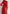 Red Silk Long Sleeve Maxi Dress - back view | ELAGIA