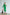 Green One-Shoulder Midi Dress - front view | ELAGIA