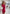 ELAGIA Crimson Silk Long Sleeve Ruched Mini Dress - full body styled shot showing complete mini dress silhouette